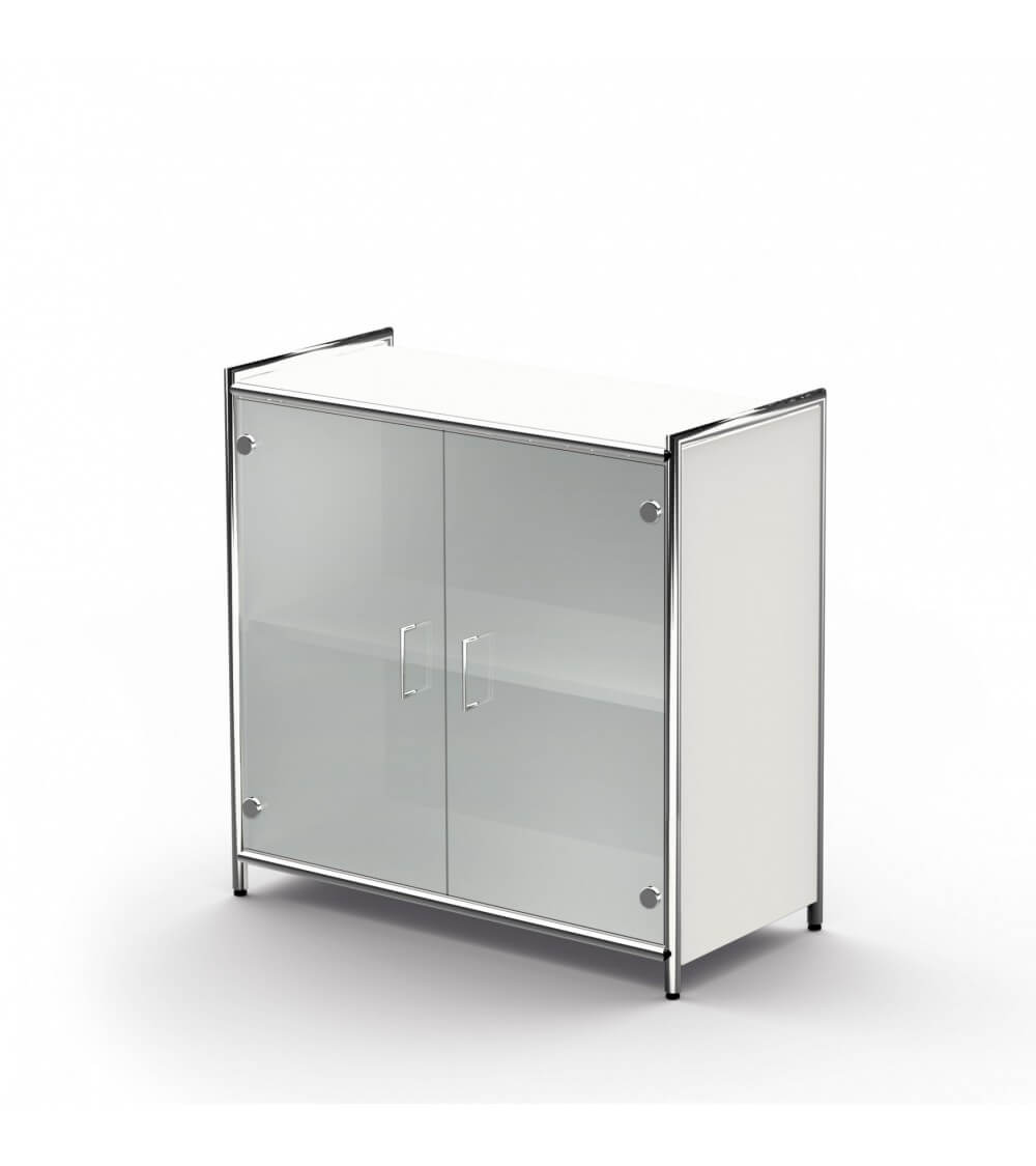 Sideboard Artline mit Glas-Vorbautüren