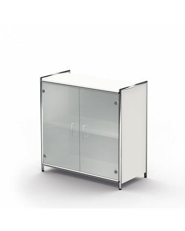 Sideboard Artline mit Glas-Vorbautüren