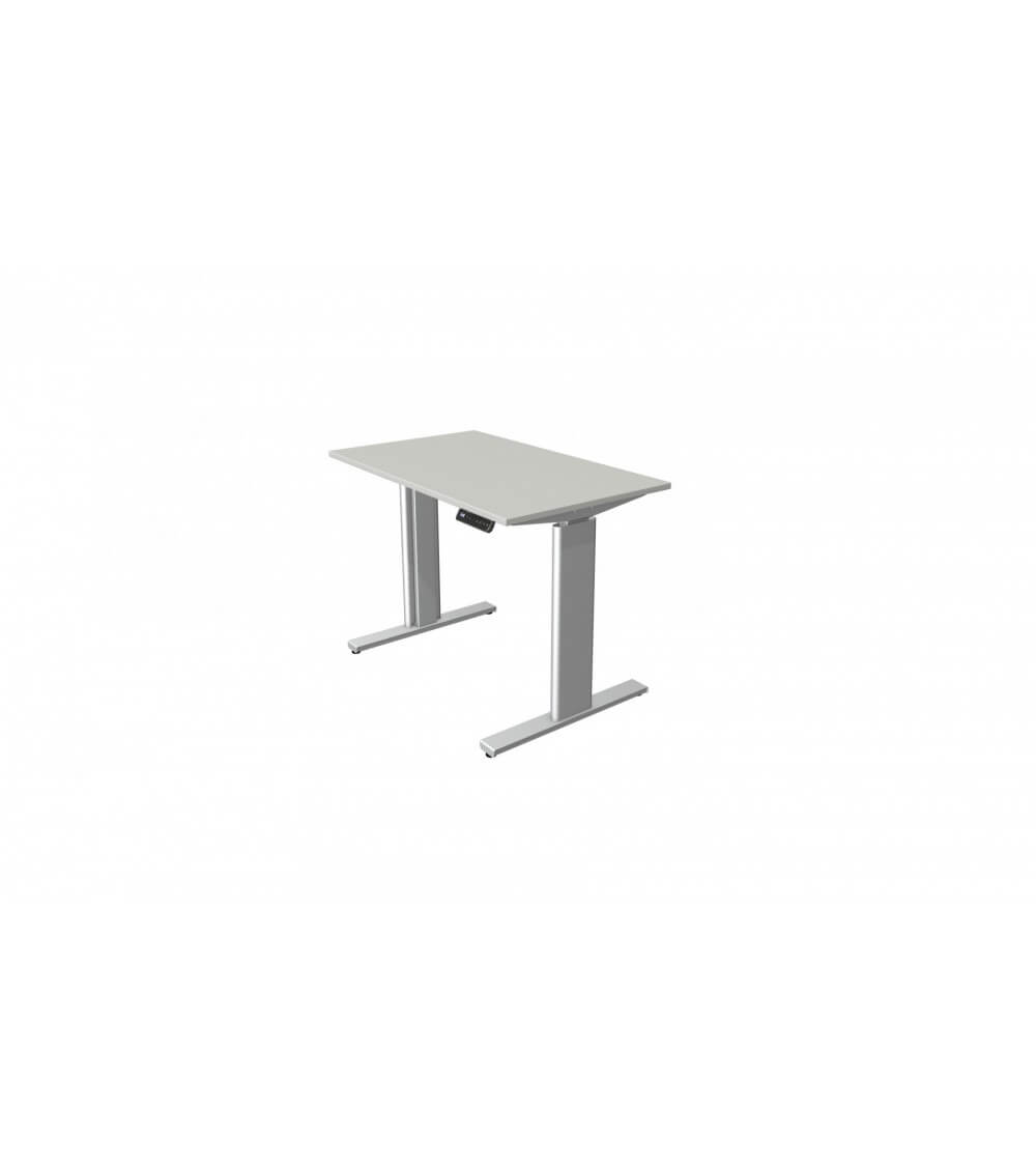 Elektromotorischer Steh-Sitztisch Move.3 - Kompakttisch (Gestell silber)